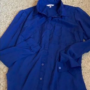 Royal Blue Blouse Top!